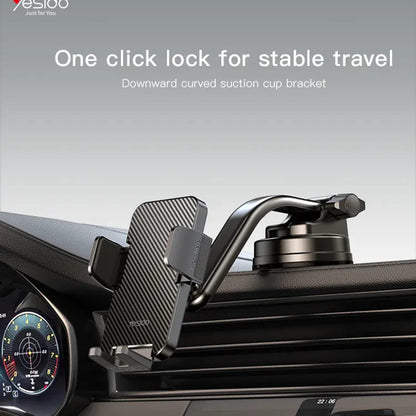 Autohalterung Yesido C172, 4 Zoll - 7 Zoll, Schwarz