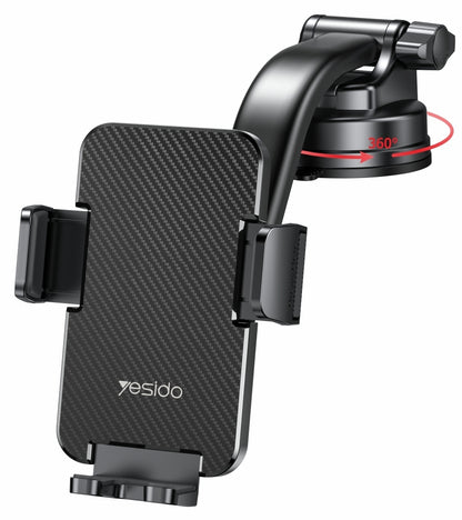Autohalterung Yesido C172, 4 Zoll - 7 Zoll, Schwarz