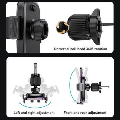 Autohalterung Yesido C241, 4,7 Zoll - 7,2 Zoll, Schwarz