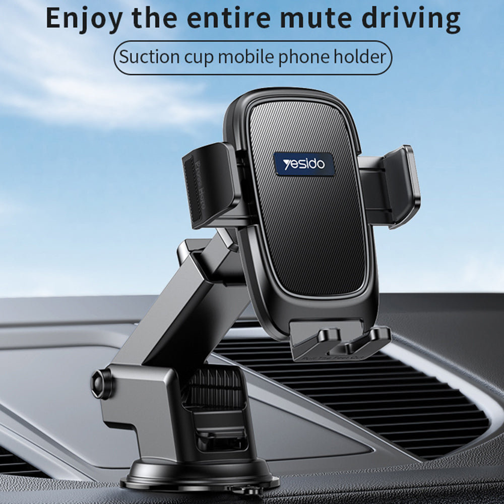 Autohalterung Yesido C262, 4,7 Zoll - 7,2 Zoll, Schwarz