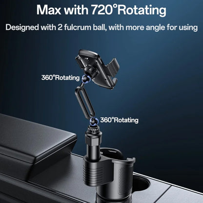 Autohalterung Yesido C273, 4,7 Zoll - 7,2 Zoll, Schwarz
