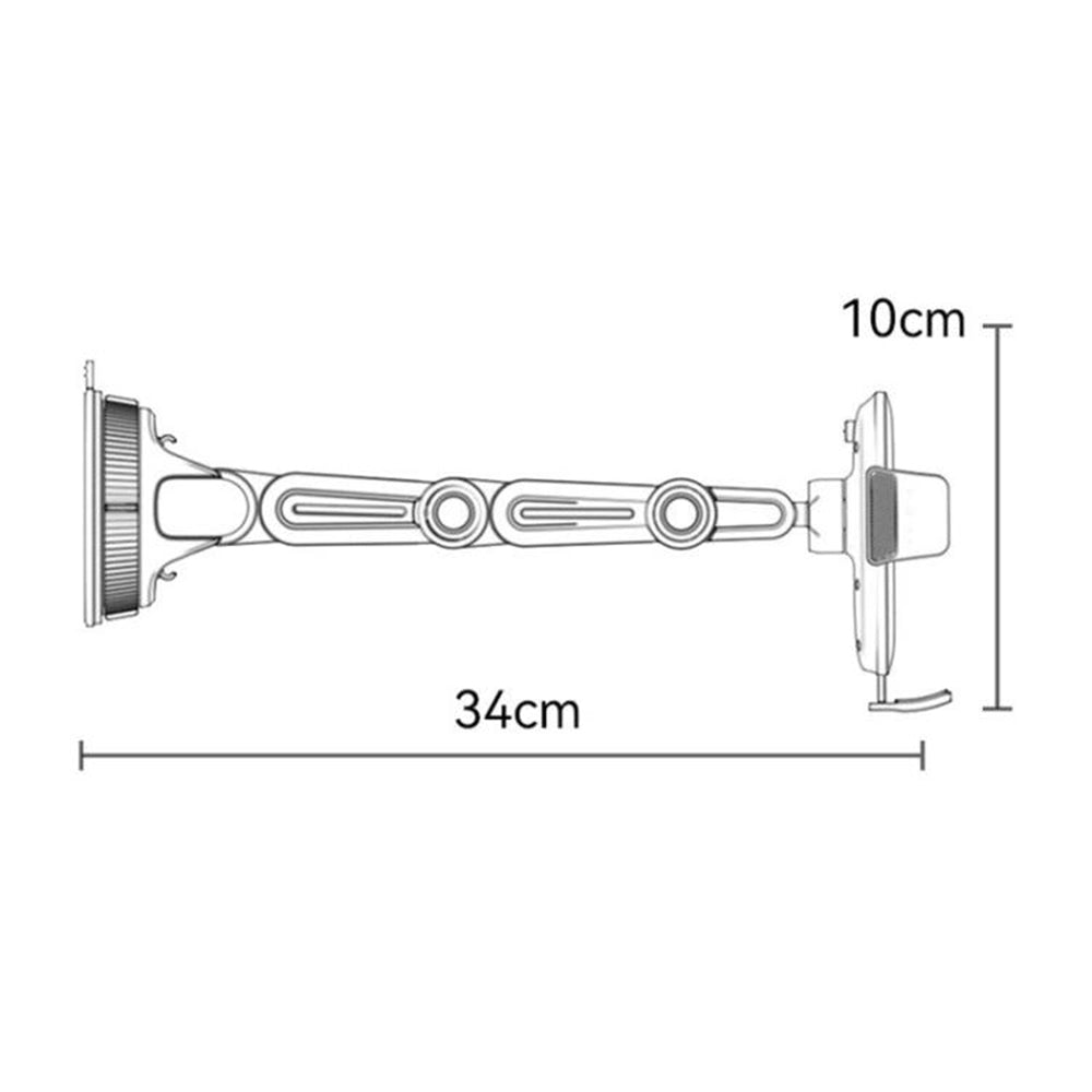 Autohalterung Yesido C275, 4,7 Zoll - 7,2 Zoll, Schwarz