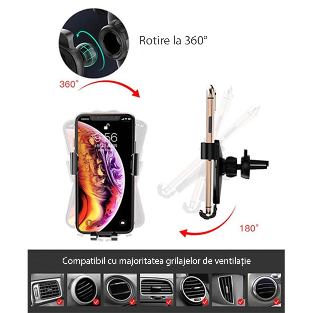 Autohalterung Yesido C87, Universal, Schwarz