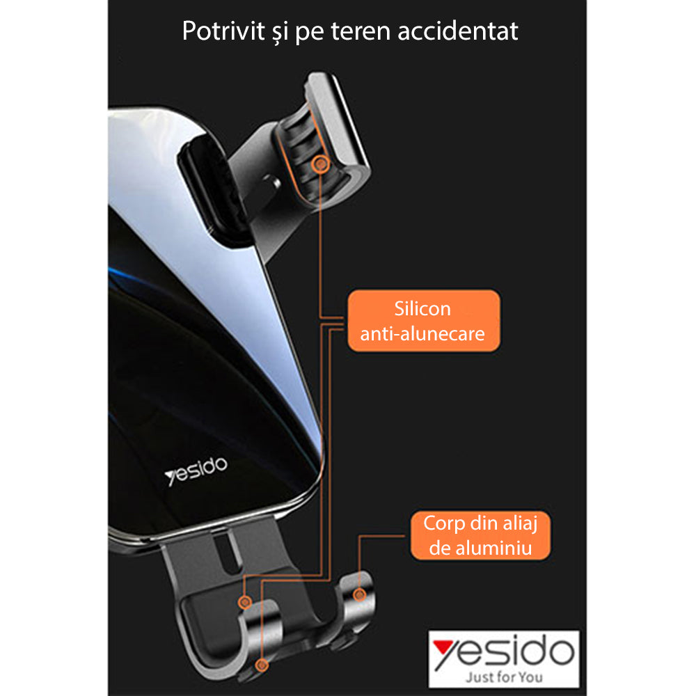 Autohalterung Yesido C87, Universal, Schwarz