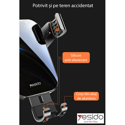 Autohalterung Yesido C87, Universal, Schwarz