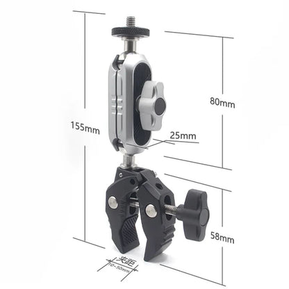 Fahrradhalterung Sportkamera Techsuit JX-006 für GoPro, Schwarz