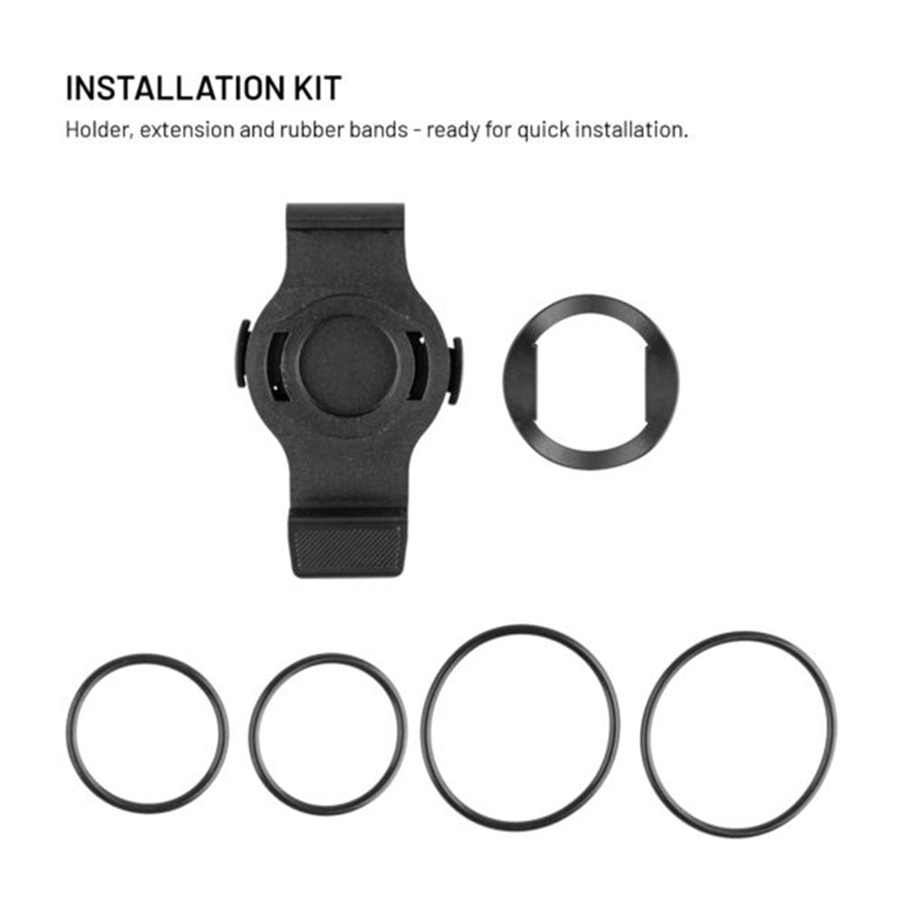 Fahrradhalterung Fixed für Garmin Watch 22mm / Edge Computer, Schwarz