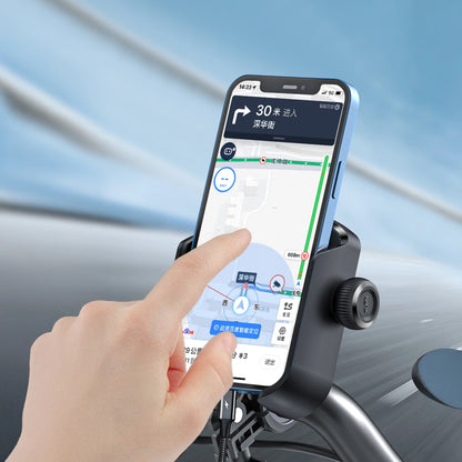 Fahrrad- und Motorradhalterung Joyroom JR-ZS431, 4,7 Zoll - 7 Zoll, Schwarz