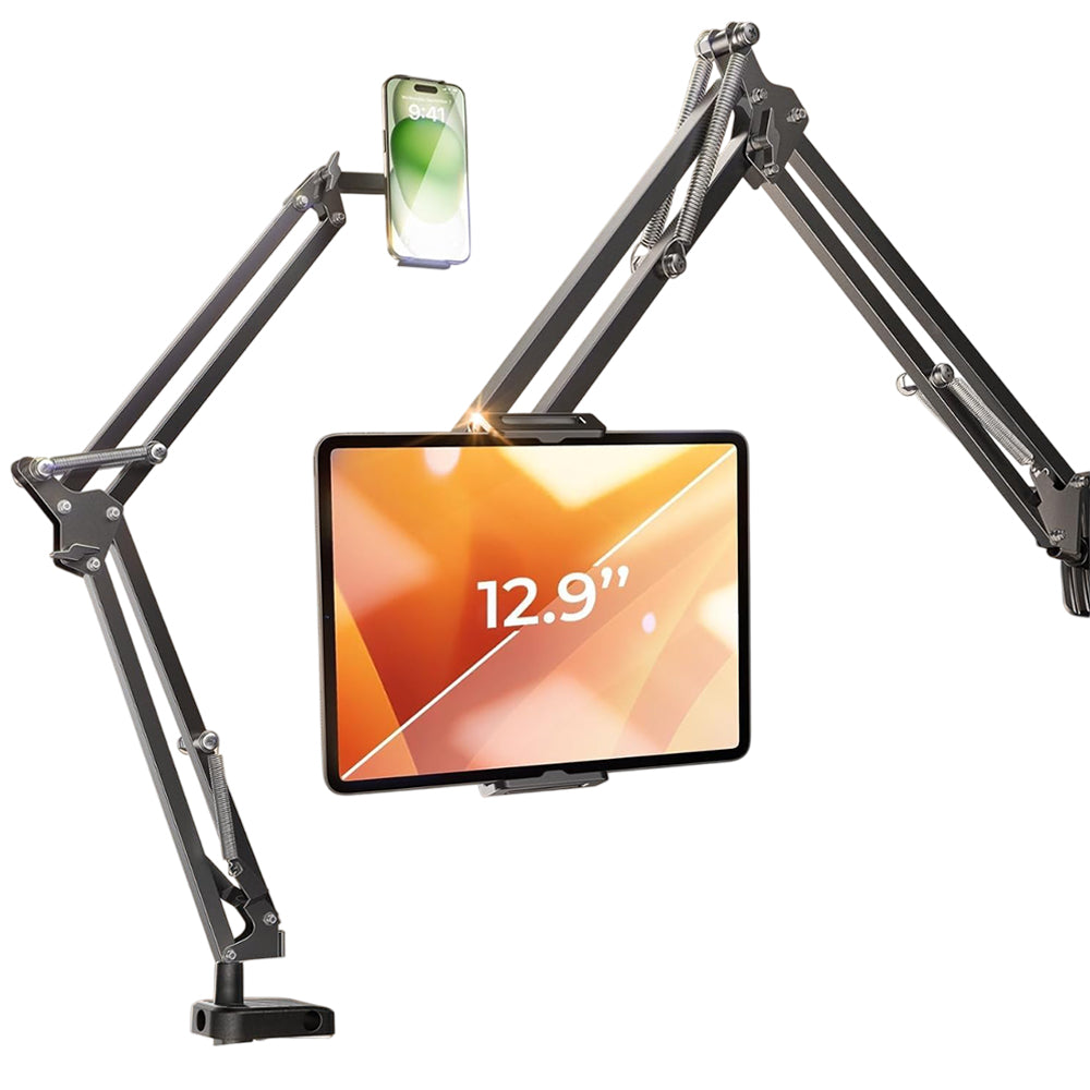 Lisen Bürohalterung für Telefon / Tablet, 4,7 Zoll - 12,9 Zoll, Schwarz YL0223060007