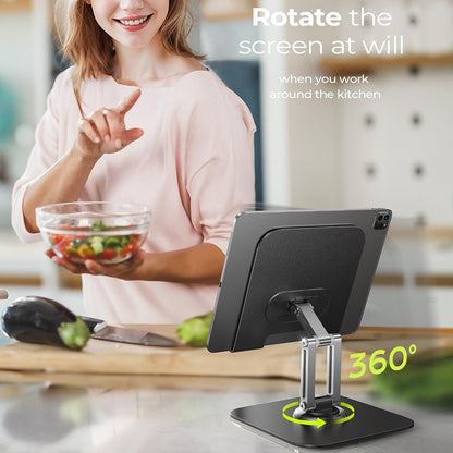 Lisen Q18 Schreibtischhalterung für Telefon / Tablet, 4,7 Zoll - 12,9 Zoll, Schwarz YL0423120002