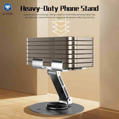 Bürohalterung Lito LT-H01, Universal, Grau