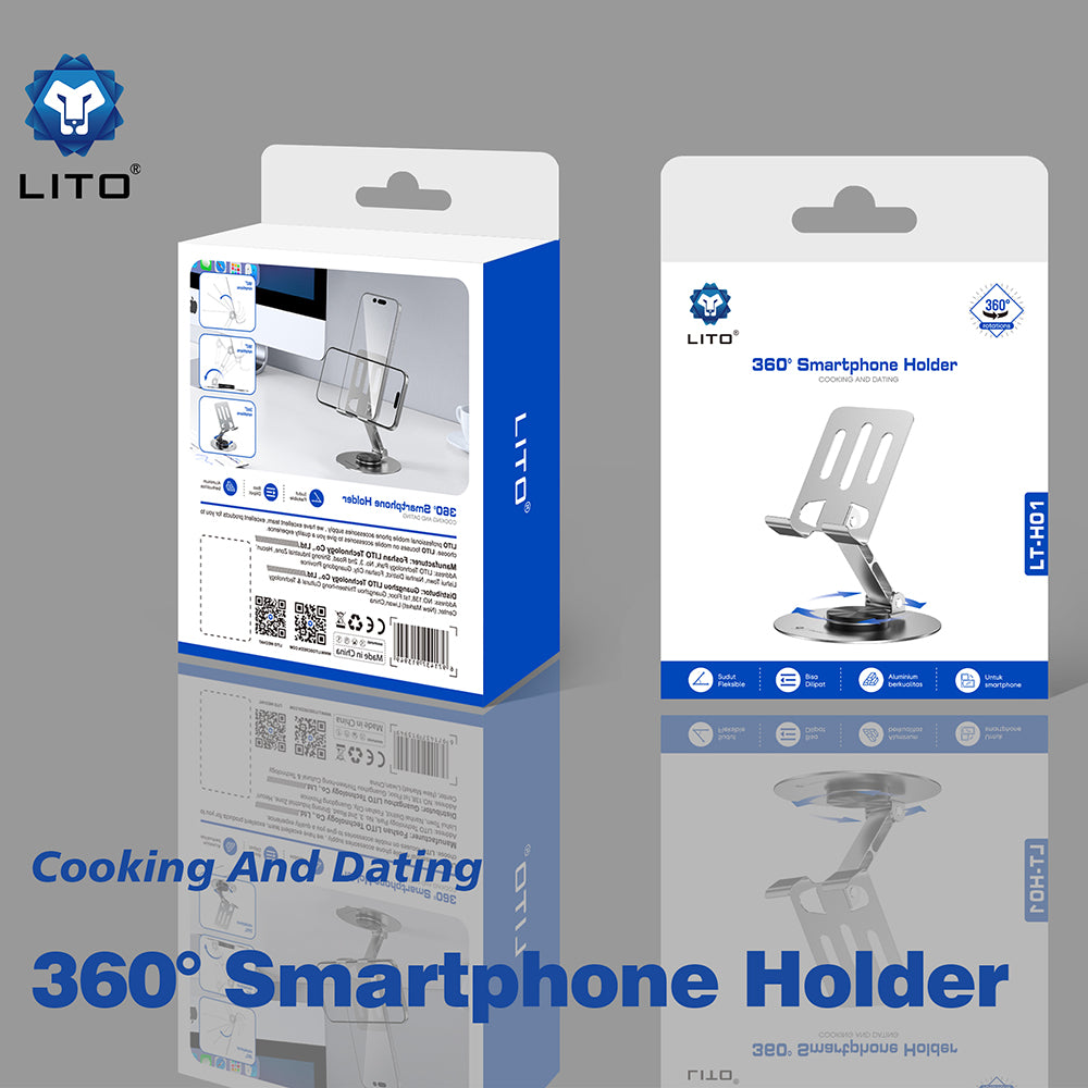 Bürohalterung Lito LT-H01, Universal, Grau