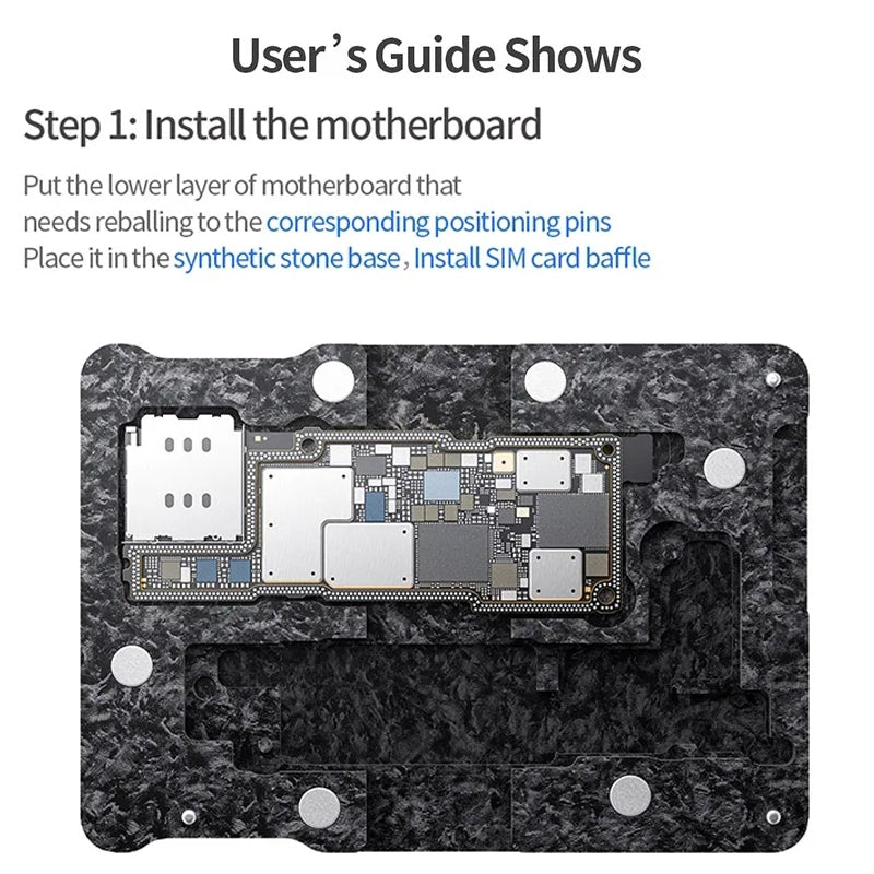 QIANLI Magnetischer PCB-Arbeitsständer für Apple iPhone 15 Serie