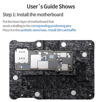 QIANLI Magnetischer PCB-Arbeitsständer für Apple iPhone 15 Serie