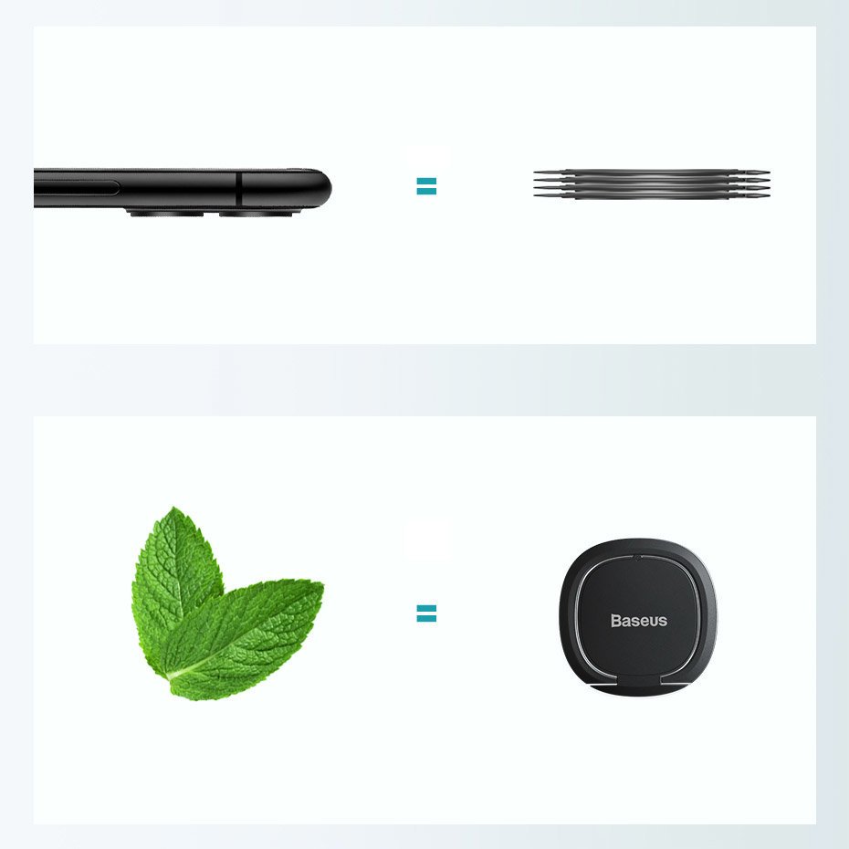 Baseus Invizible Ringhalter, Silber SUYB-0S