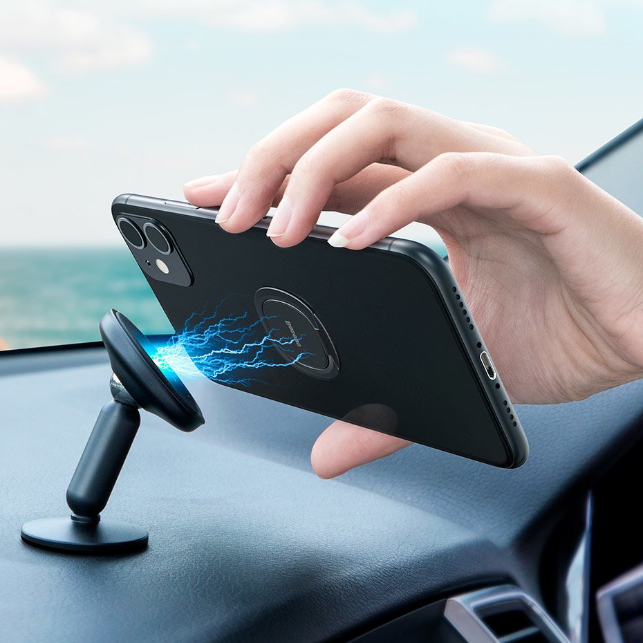 Baseus Invizible Ringhalter, Silber SUYB-0S