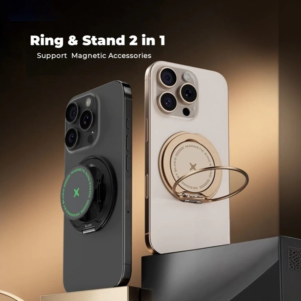 Blueo Slim Ringhalter, Schwarz