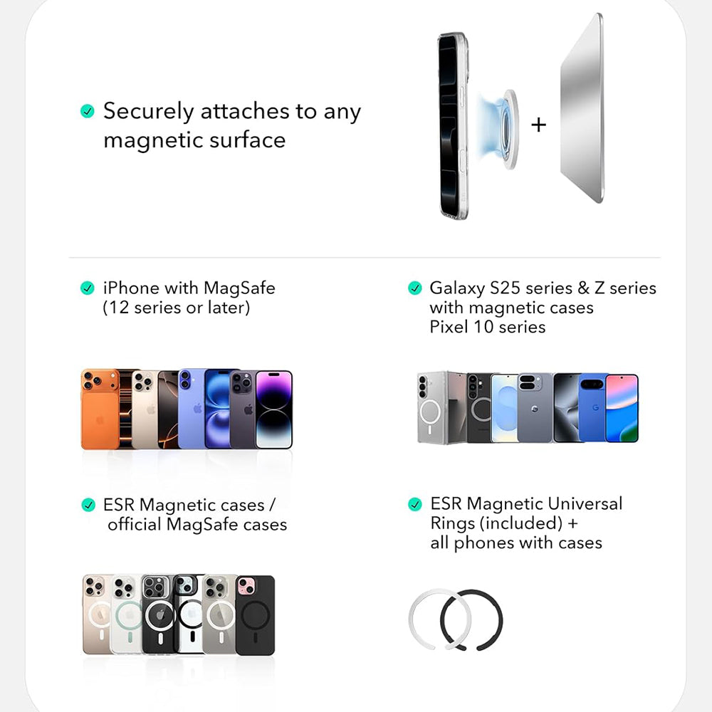 ESR HaloLock Ringhalter, Weiß