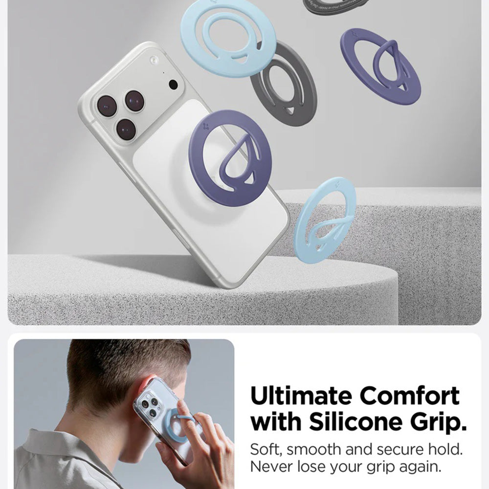 Spigen Dual Pop Universal Ringhalter, Blau AMP11368