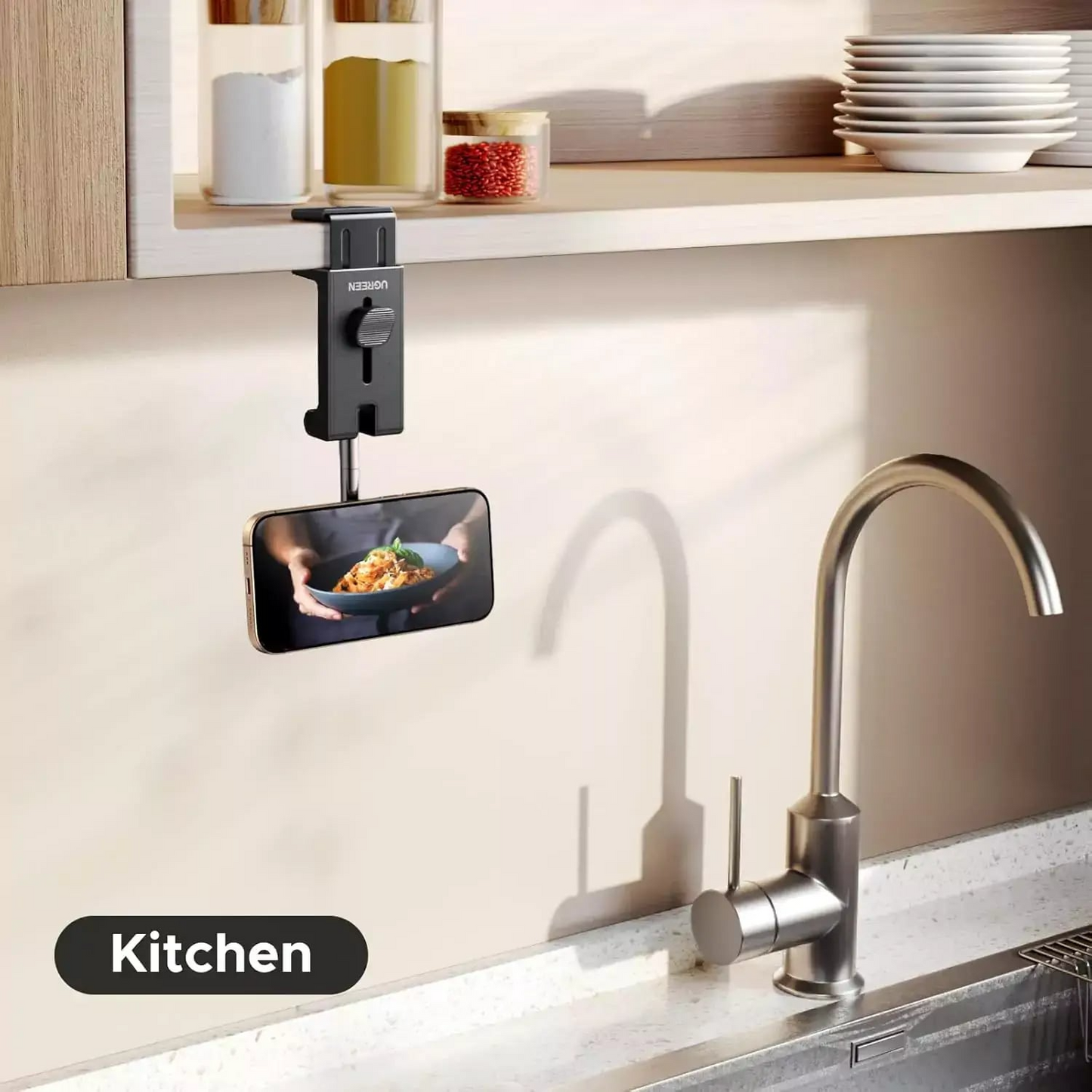 Magnetischer Halter UGREEN LP863, Universal, Schwarz