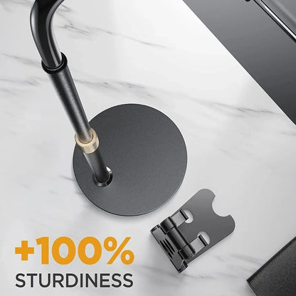 Lisen Bürohalterung für Telefon / Tablet, 4,7 Zoll - 12,9 Zoll, Schwarz YL0420050002