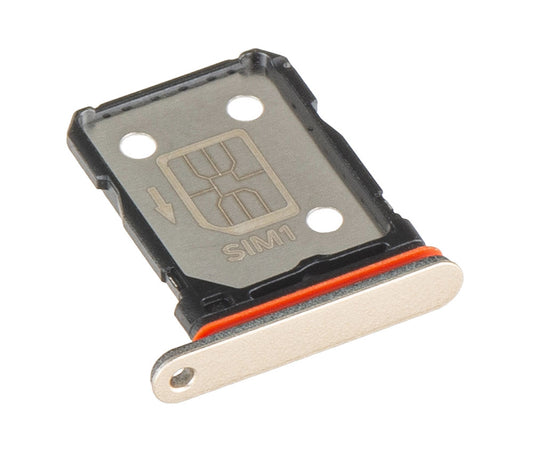 SIM-Halterung Realme 14 Pro, Silber (Pearl White), Service Pack 612121000357