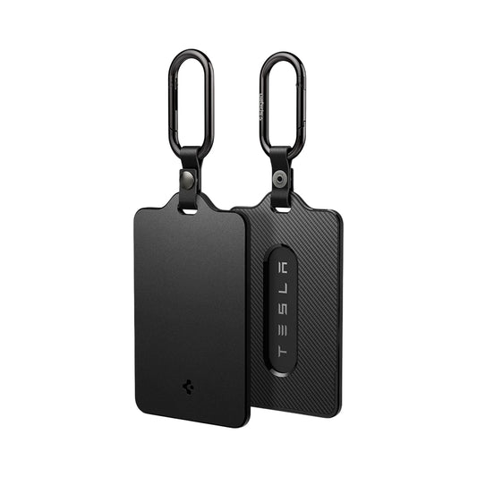 Spigen Air Fit Schlüssel Kartenhalter für Tesla, 2er Set ACP07175