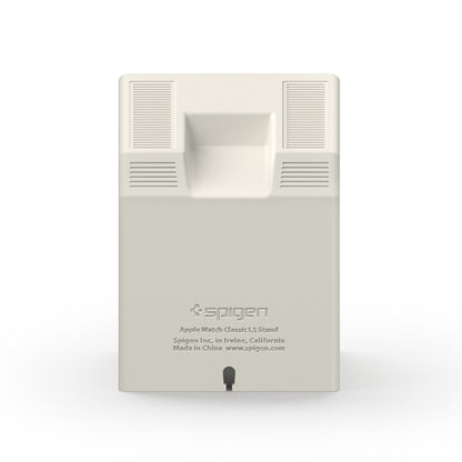 Spigen Classic LS Stand for Apple Watch Series Wireless Charger, Cream AMP11668