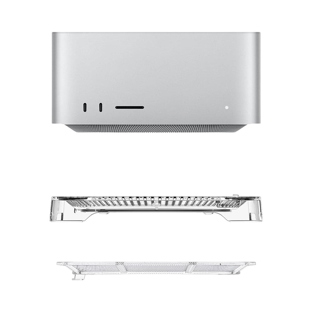 Spigen LD202 Stand für Apple Mac Studio, transparent AMP04796