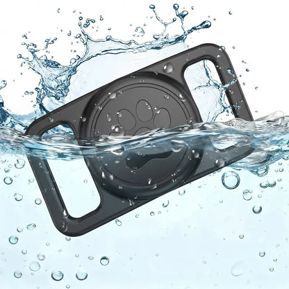 Techsuit BuddyGuard DG1 Halterung für Apple AirTag am Haustierhalsband, Schwarz
