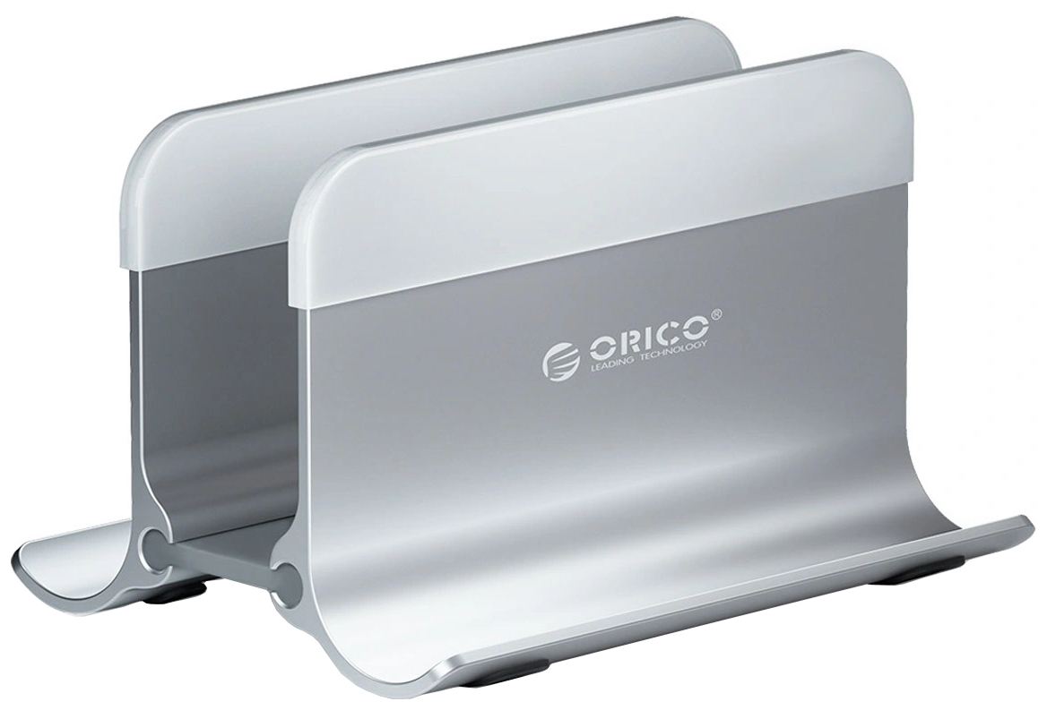 Orico NPB2 Vertical Laptop Stand, 40 mm Thickness, Silver