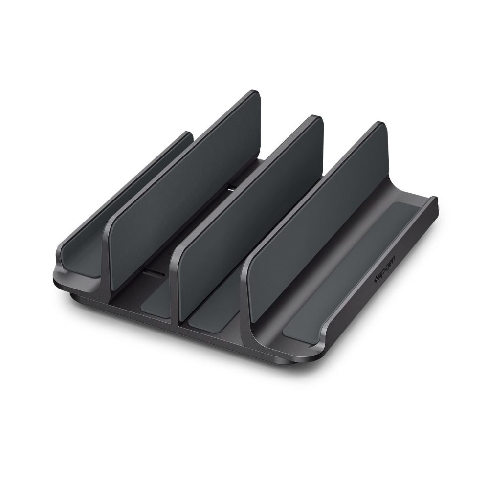 Vertikaler Ständer Spigen LD208S4 Two für Laptops mit einer Dicke von 14mm - 27mm, Grau
