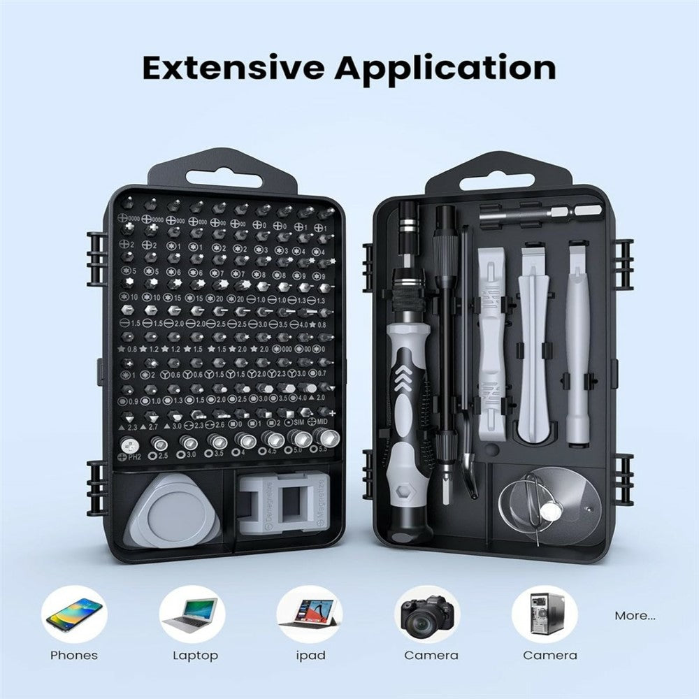 Axth Screwdriver, 116in1, Gray
