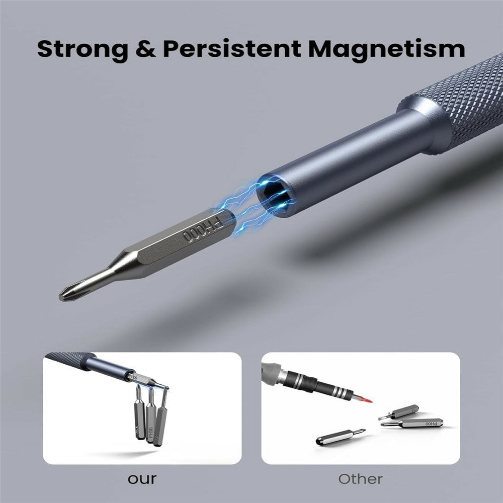 Axth Pro Screwdriver, 25in1, Gray