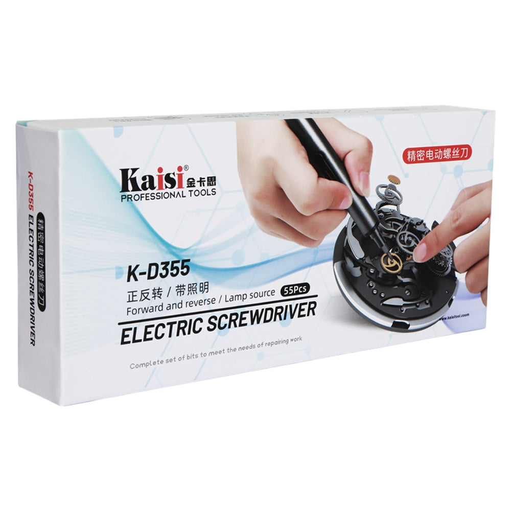 Elektroschrauber Kaisi K-D355, 55in1, Silber