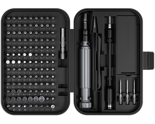 King'sdun KS-840130 Schraubendreher, 130in1, Grau