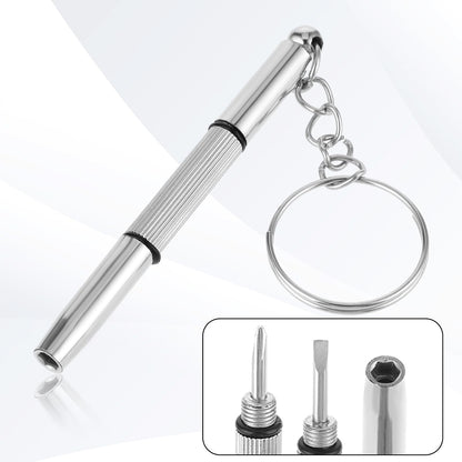 Schraubendreher Techsuit ST1 für Brillen, Silberfarben