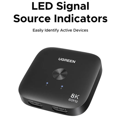 Switch Video HDMI UGREEN 65877, Schwarz