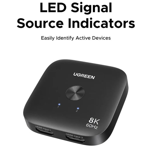 Switch Video HDMI UGREEN 65877, Schwarz