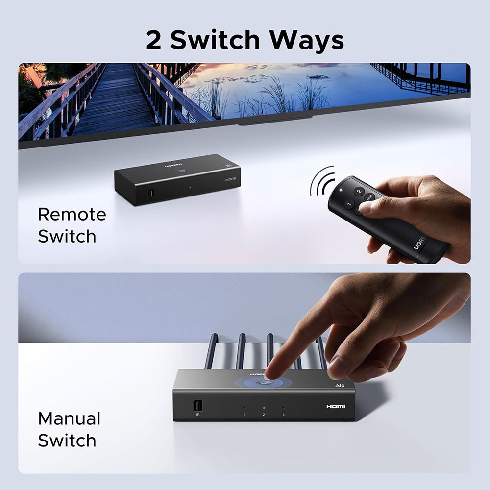 HDMI Video Switch UGREEN AW504 (55857), Schwarz