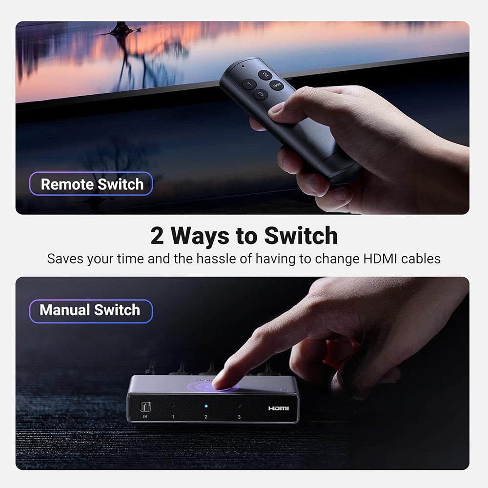 HDMI Video Switch UGREEN CM624 (15604), Grau