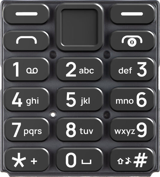 Lateinische Tastatur HMD 105 4G, Schwarz, Service Pack 5010001015SH0