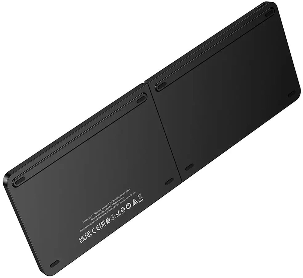 Faltbare Bluetooth-Tastatur HOCO GM71 Foldable, Schwarz
