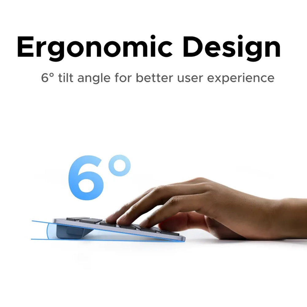 Wireless-Tastatur UGREEN K552 (75163), BT / Wi-Fi, Schwarz