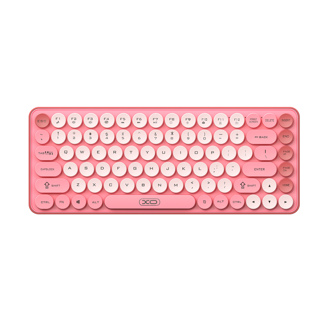 Drahtlose Tastatur XO Design KB-12, BT / Wi-Fi, Rosa