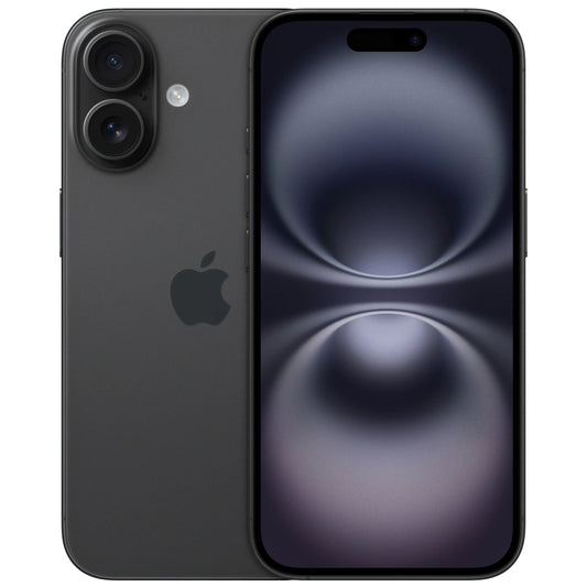 Apple iPhone 16 Mobile Phone, 128GB, Black MYE73ZD/A