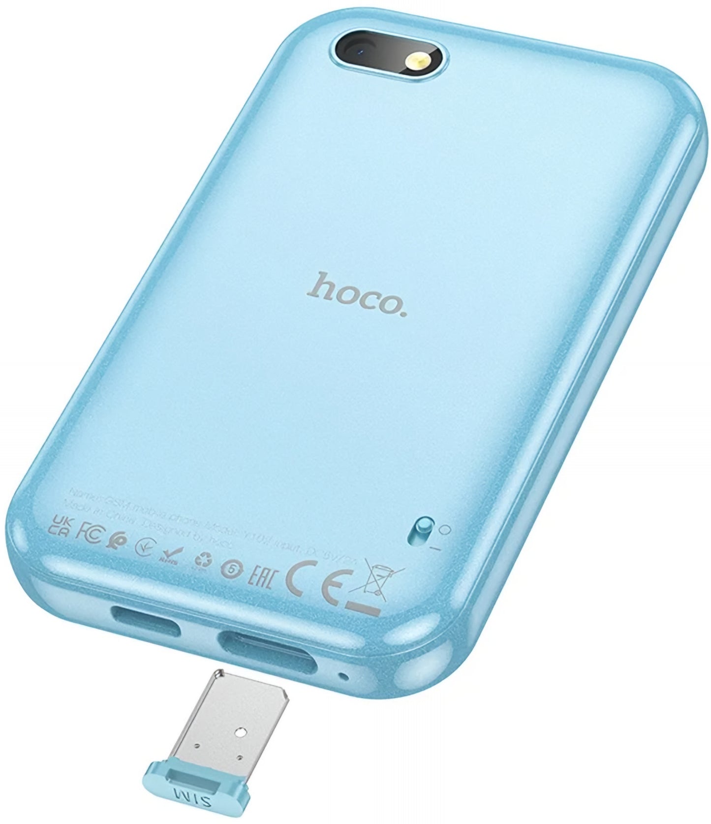 Mobiltelefon HOCO Y102 Kids, 2G, Display 2,8 Zoll, Blau