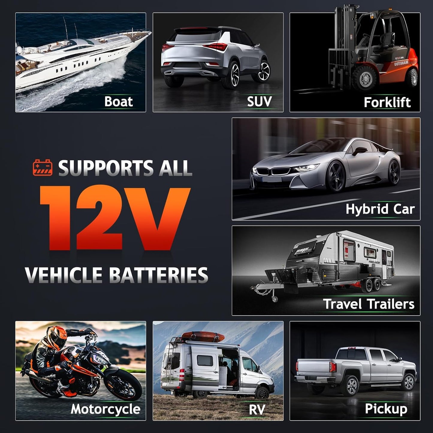 Bluetooth-Tester zur Überwachung der Autobatterie Ancel BM200