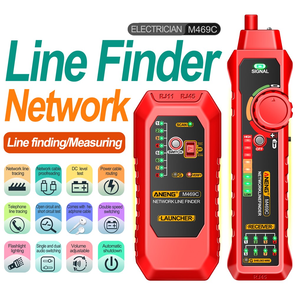 UTP-Netzwerkkabeltester ANENG M469C