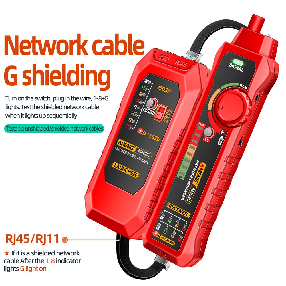 UTP-Netzwerkkabeltester ANENG M469C